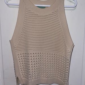 Knit tank top